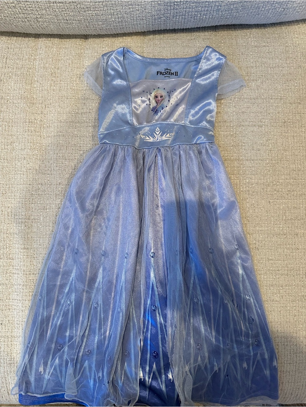 Disney Frozen II Elsa Blue Girls Dress Size 4T
